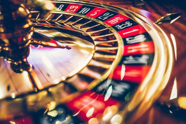 Live dealer blackjack table with dealer and cards