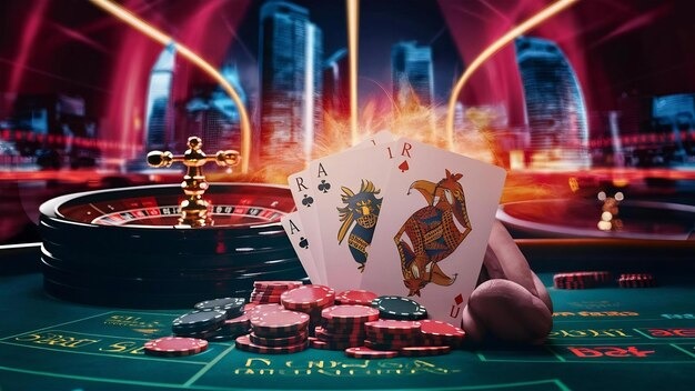 Payout table showing symbol values and payline combinations